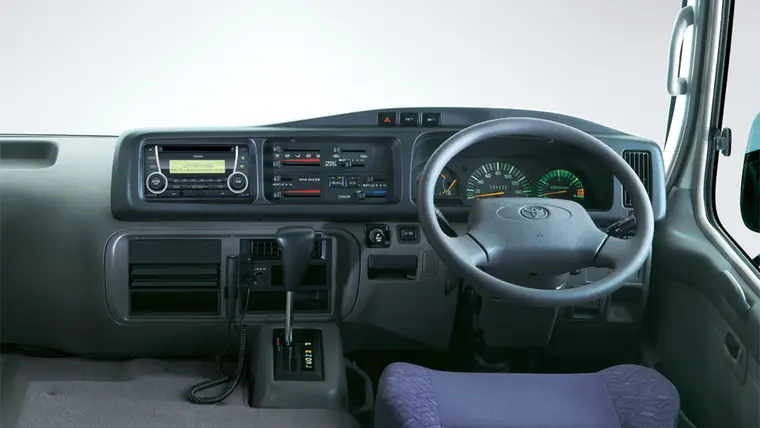Inside the Toyota Coaster