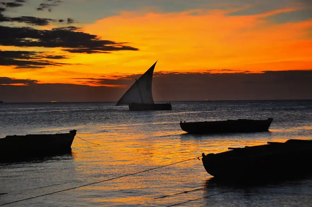 Croisière en boutre au coucher du soleil, Zanzibar