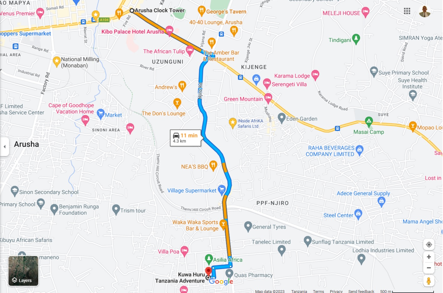 Top Travel Safaris Adventure Google Map Location Top Travel Safaris Adventure Google Map Location